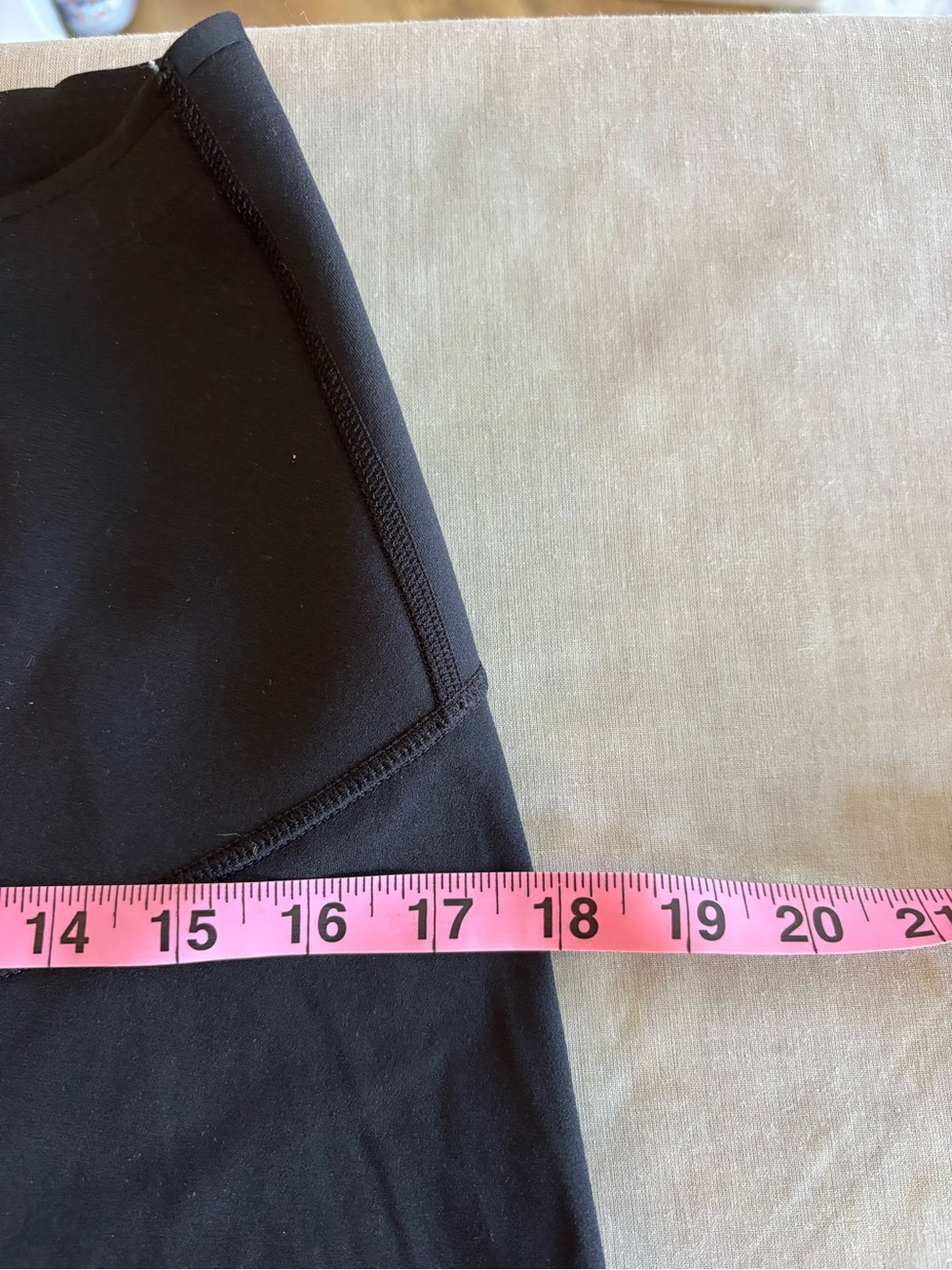 Fanka Black High Rise Compression Leggings Yoga Workout Run L - Picture 6 of 7
